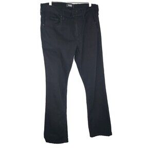 Paige Federal Men’s Slim Straight  Jeans Black Dark Mdinight Oil  31x27